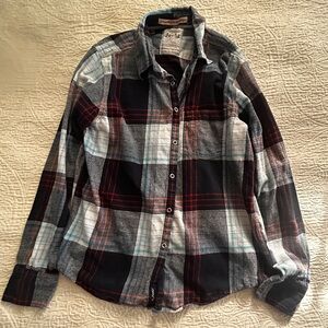 Jachs Men's Plaid Shirt - Black, Red, and Blue